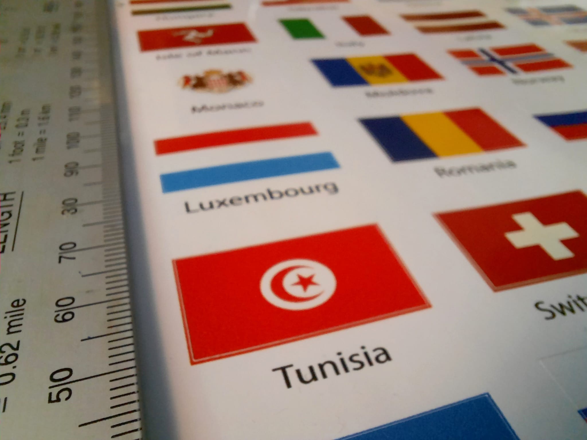 Europe flags stickers - small size